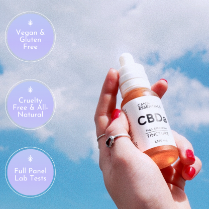 C.B.D.a. Full Spectrum Tincture (1350mg) 30ml/1oz.